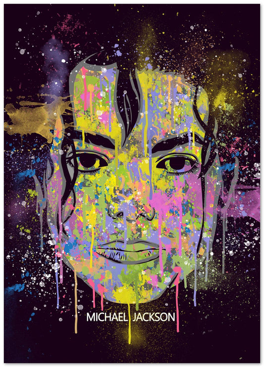 MICHAEL JACKSON ABSTRACT PAINTING - @RAMRAMCLUB