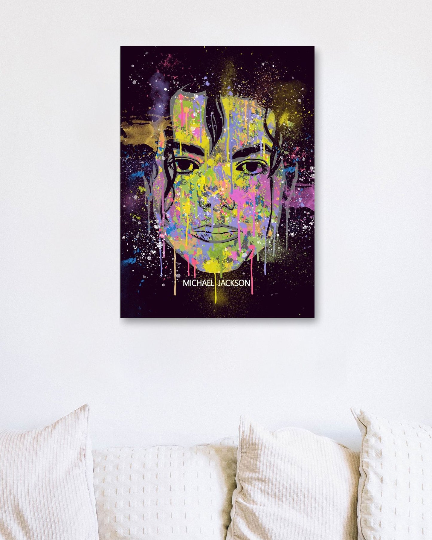 MICHAEL JACKSON ABSTRACT PAINTING - @RAMRAMCLUB