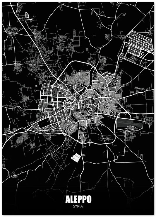 Aleppo Syria Dark Negative Maps - @ZakeDjelevic