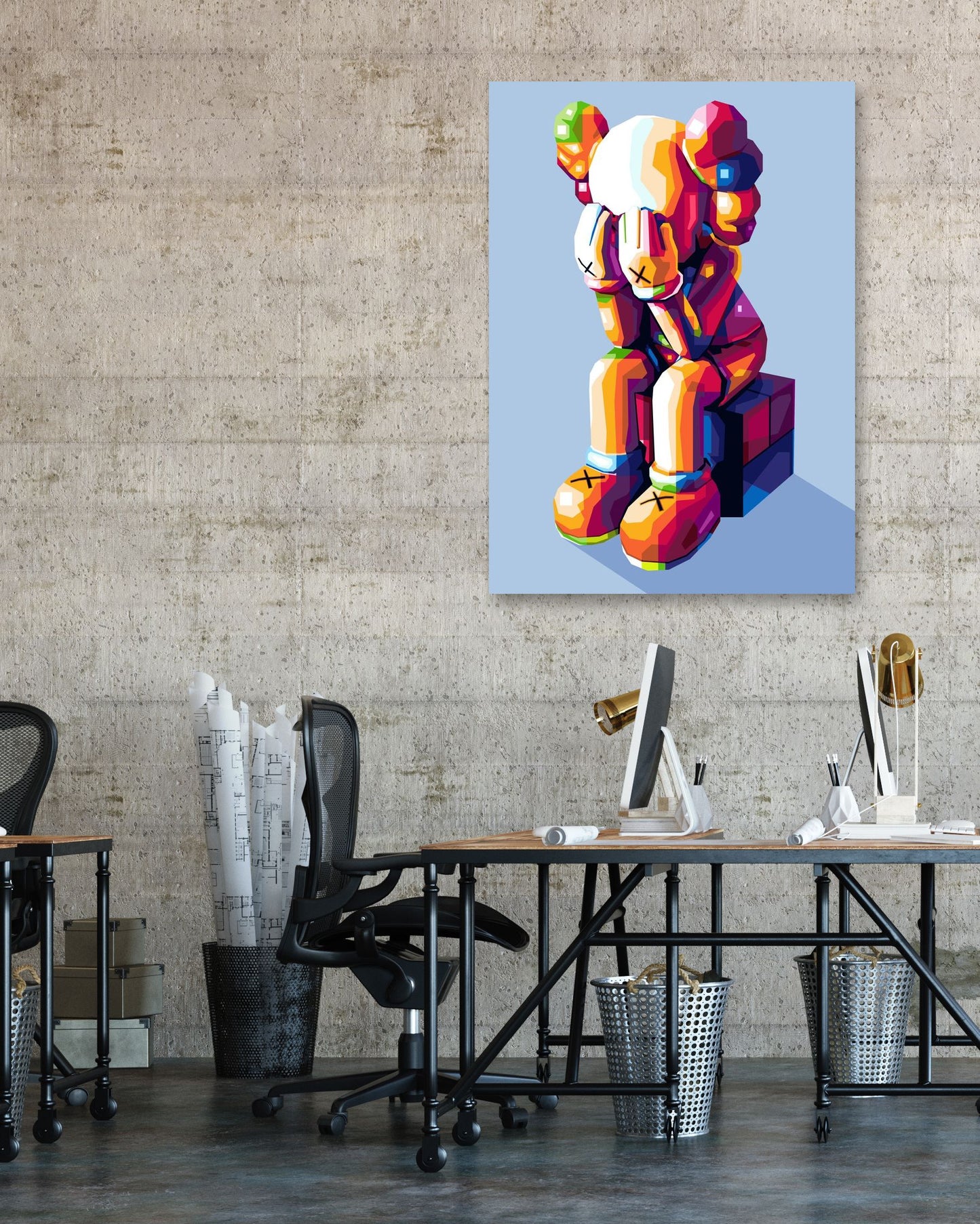 KAWS Pop art - @MKSTUDIO