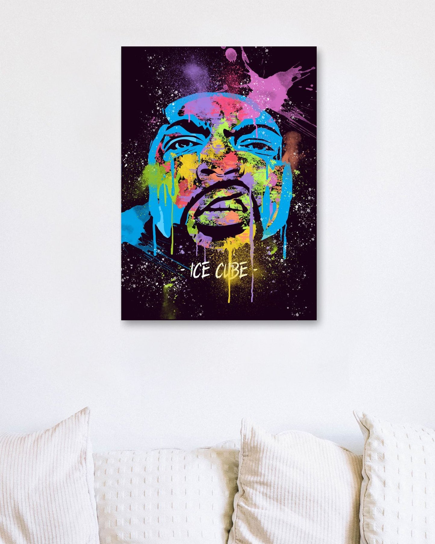 ICE CUBE HIPHOP RAPPER PAINTING - @RAMRAMCLUB