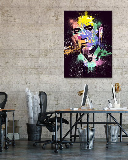 EMINEM HIPHOP RAPPER PAINTING - @RAMRAMCLUB