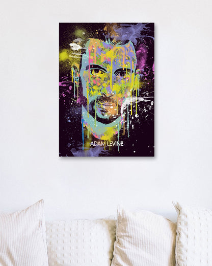 ADAM LEVINE MAROON5 PAINTING - @RAMRAMCLUB