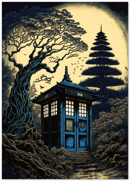 Skull Tardis - @FreakCreator