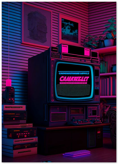 Gaming Retro Synthwave 13 - @NotoCreative