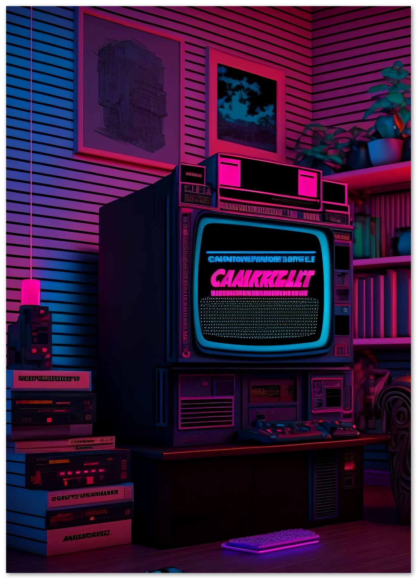 Gaming Retro Synthwave 13 - @NotoCreative