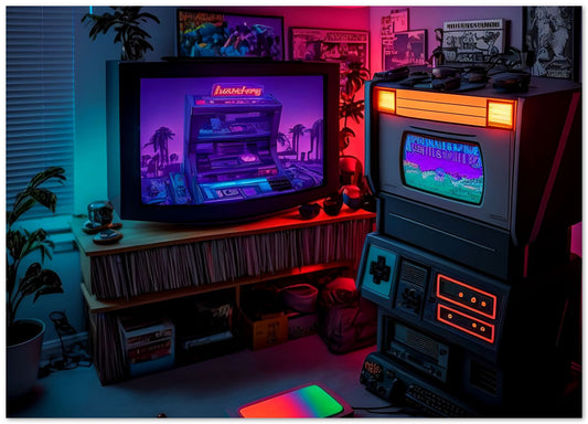 Gaming Retro Synthwave 14 - @NotoCreative