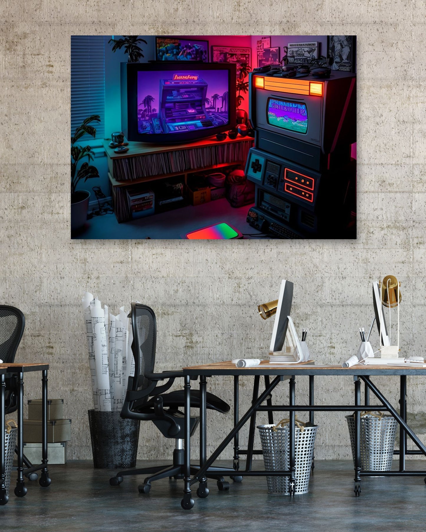 Gaming Retro Synthwave 14 - @NotoCreative