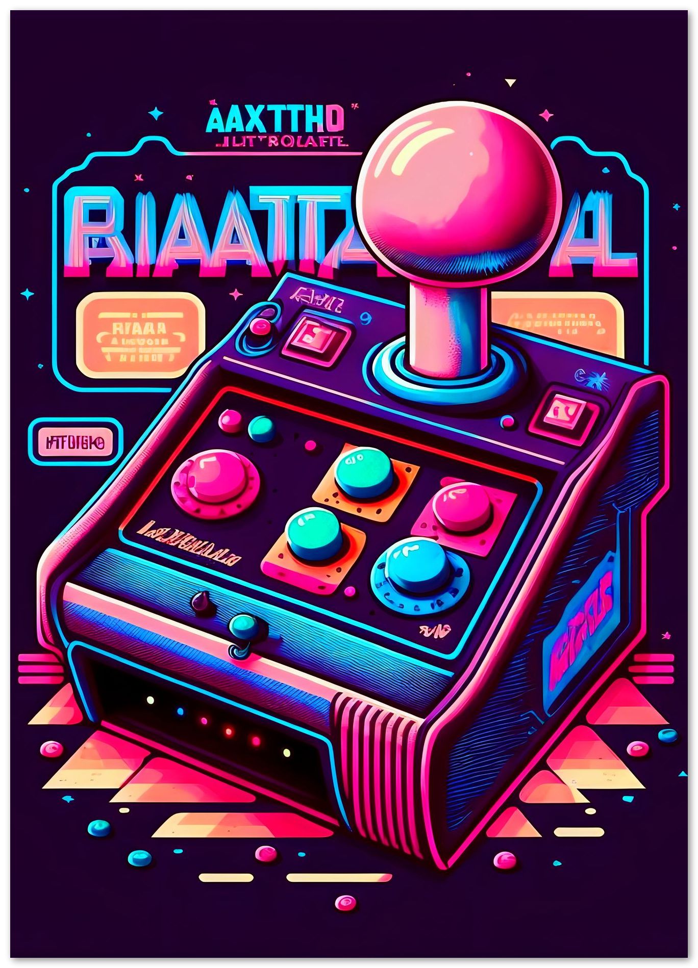 Gaming Retro Synthwave 18 - @NotoCreative