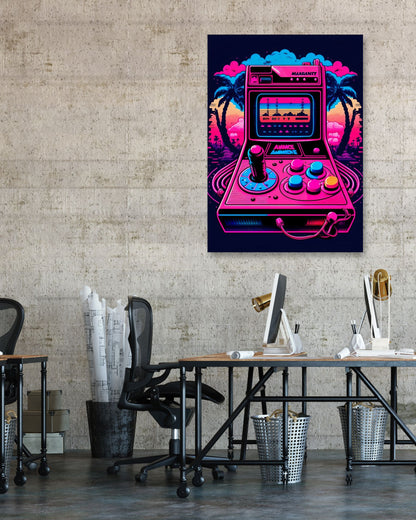 Gaming Retro Synthwave 22 - @NotoCreative