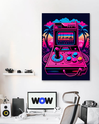 Gaming Retro Synthwave 22 - @NotoCreative