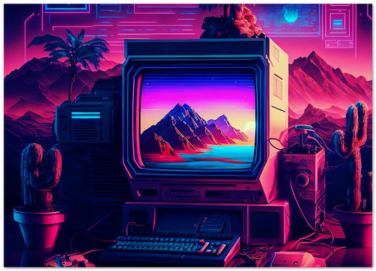 Gaming Retro Synthwave 25 - @NotoCreative