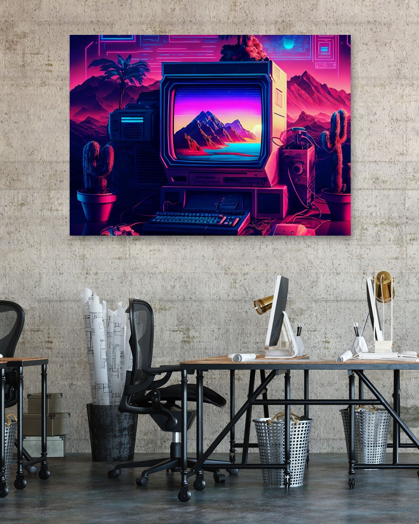 Gaming Retro Synthwave 25 - @NotoCreative