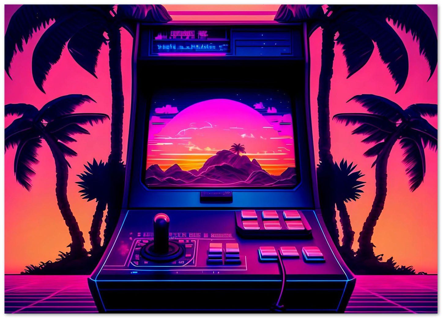 Gaming Retro Synthwave 27 - @NotoCreative