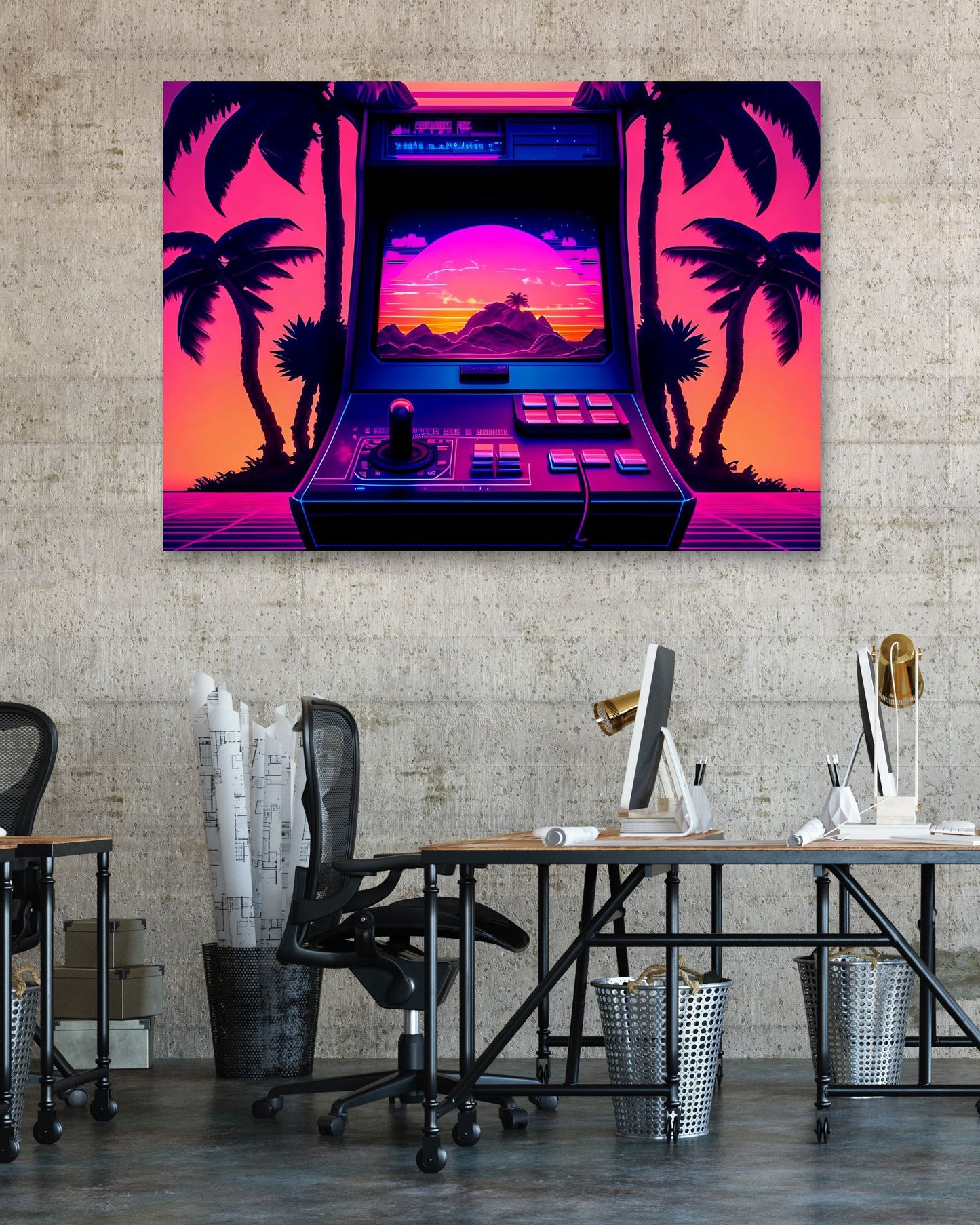 Gaming Retro Synthwave 27 - @NotoCreative