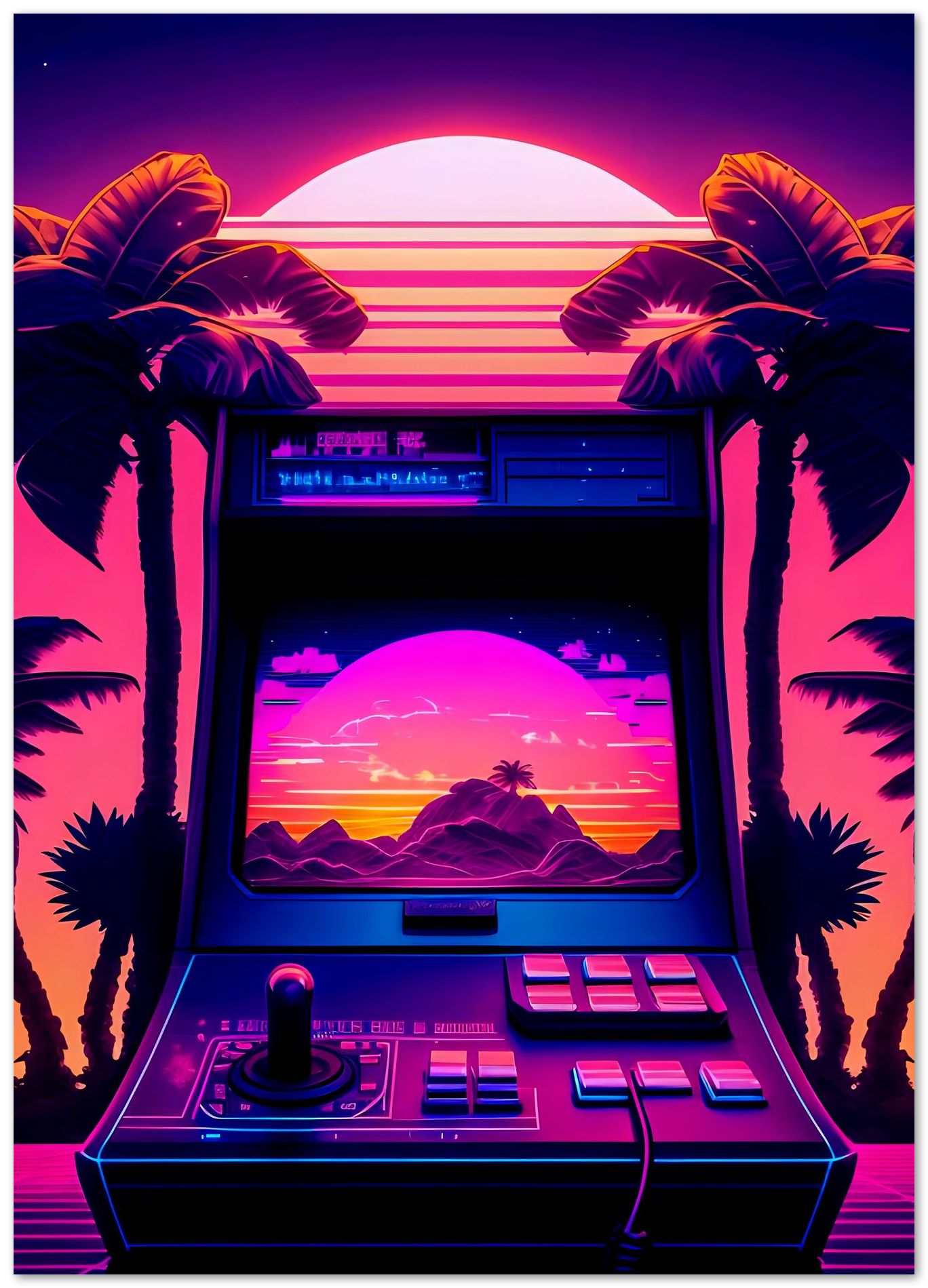 Gaming Retro Synthwave 28 - @NotoCreative