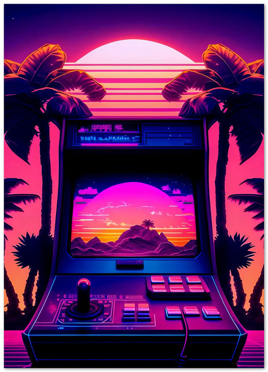 Gaming Retro Synthwave 28 - @NotoCreative