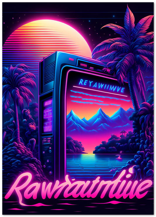 Gaming Retro Synthwave 30 - @NotoCreative