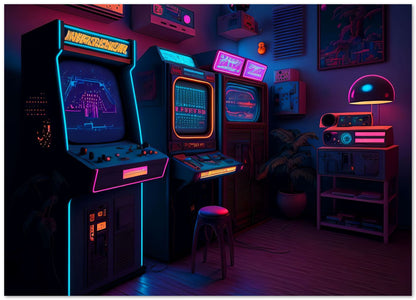 Gaming Retro Synthwave 33 - @NotoCreative