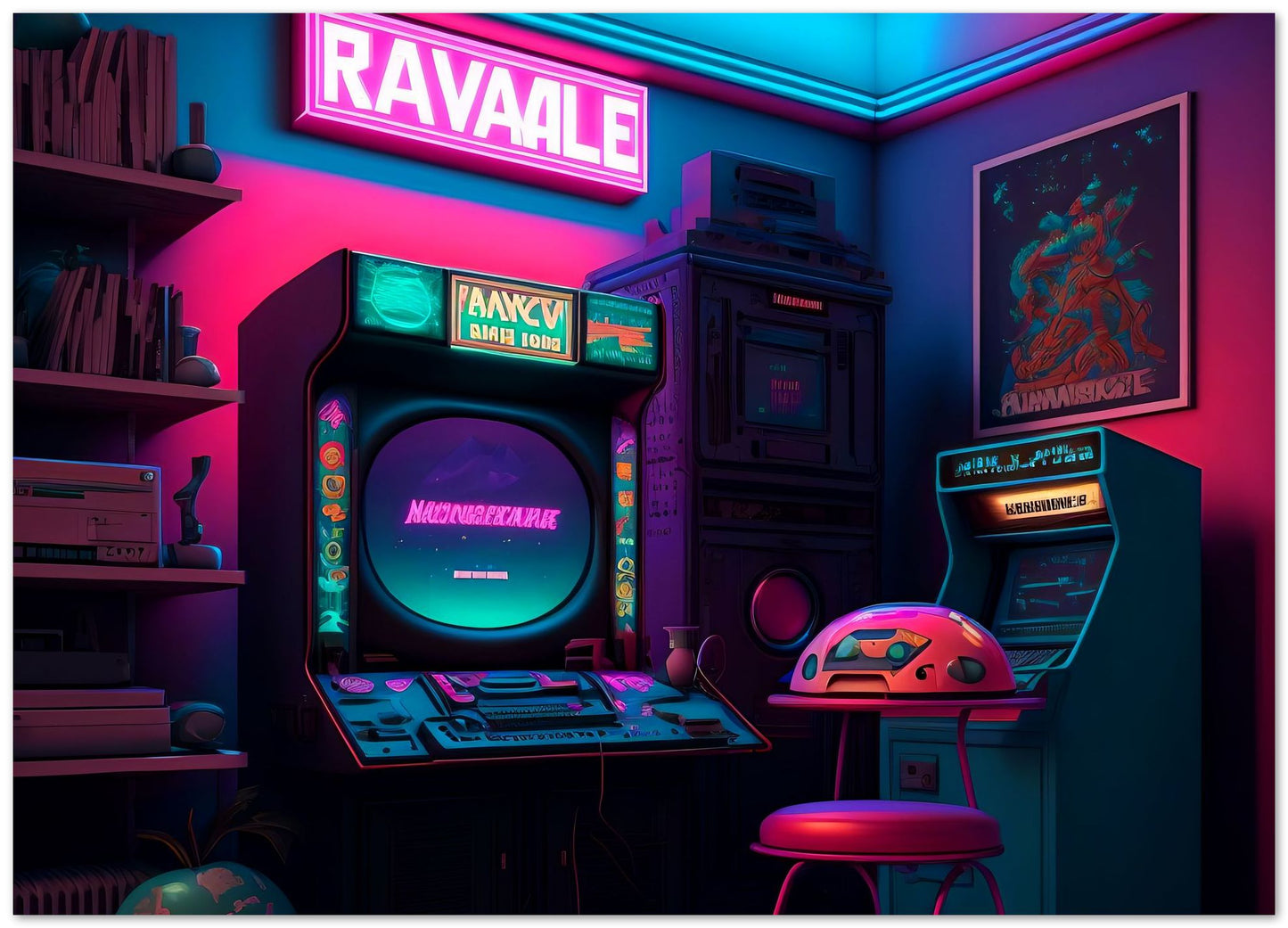 Gaming Retro Synthwave 36 - @NotoCreative