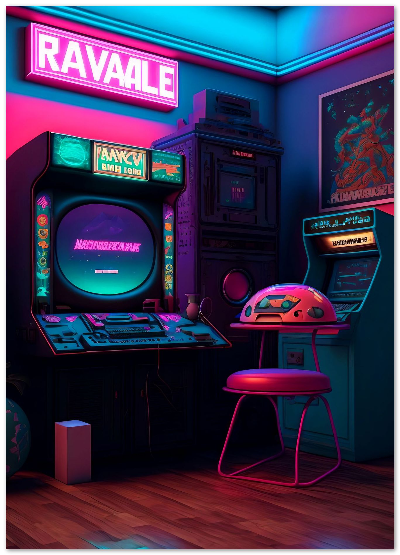 Gaming Retro Synthwave 37 - @NotoCreative