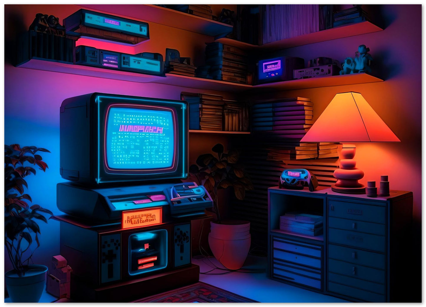 Gaming Retro Synthwave 35 - @NotoCreative