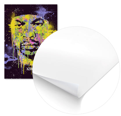 XZIBIT HIPHOP RAPPER ABSTRACT PAINTING - @RAMRAMCLUB