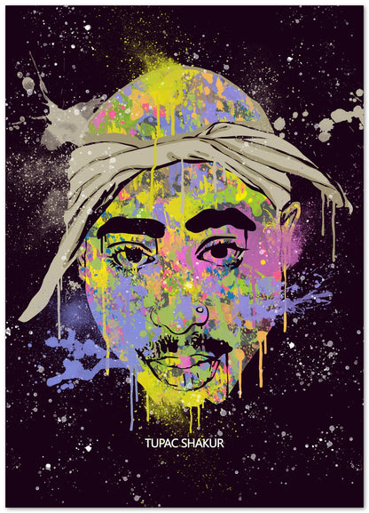 TUPAC SHAKUR 2 HIPHOP LEGEND RAPPER PAINTING - @RAMRAMCLUB