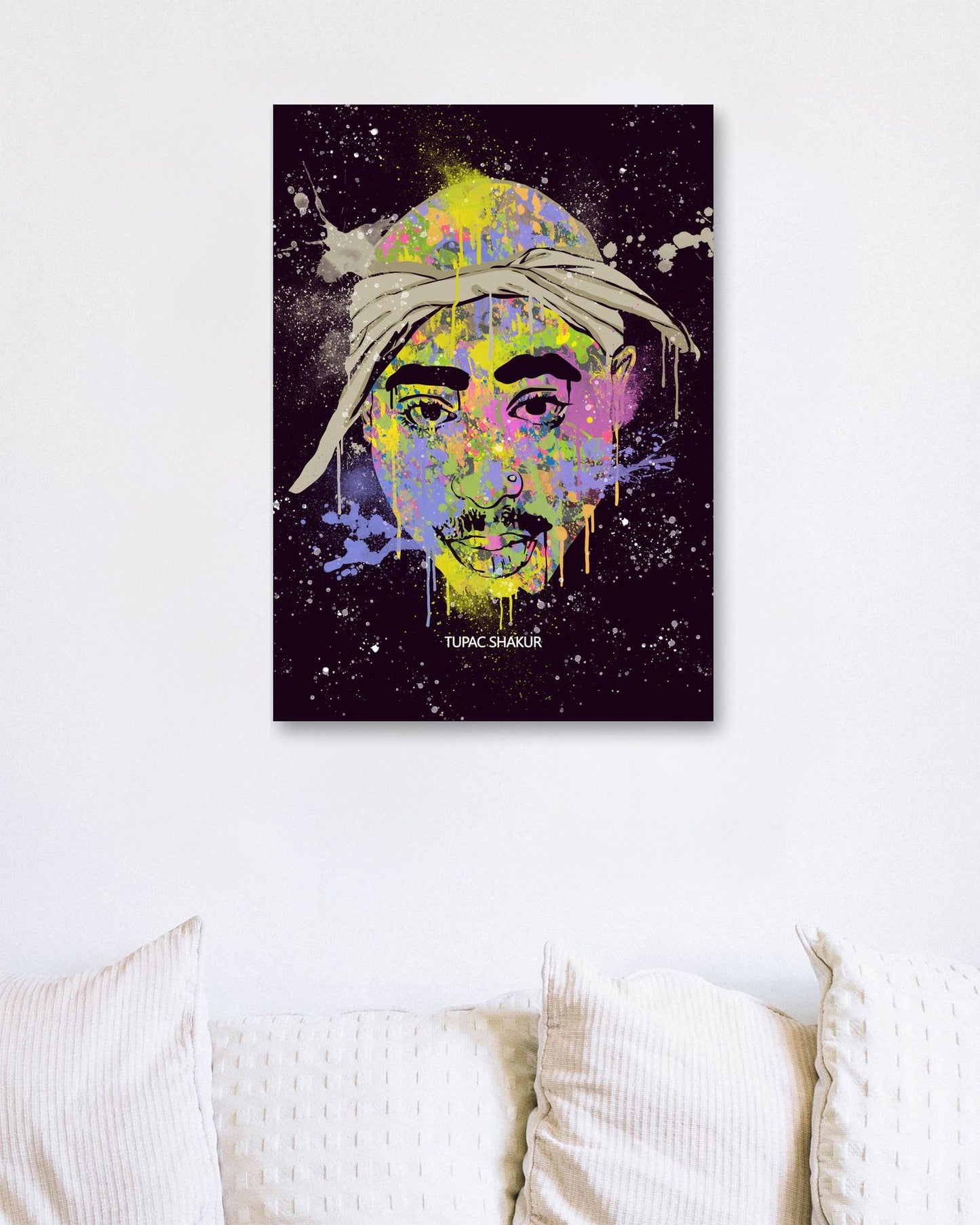 TUPAC SHAKUR 2 HIPHOP LEGEND RAPPER PAINTING - @RAMRAMCLUB