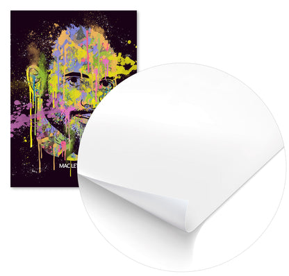 MAC LETHAL HIPHOP RAPPER ABSTRACT PAINTING - @RAMRAMCLUB