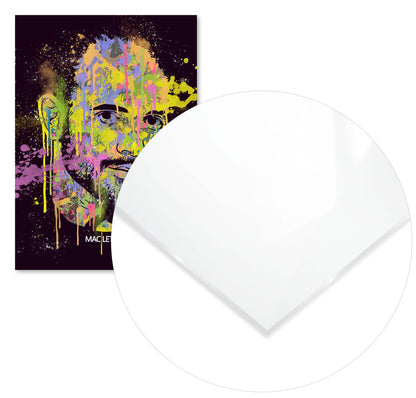 MAC LETHAL HIPHOP RAPPER ABSTRACT PAINTING - @RAMRAMCLUB