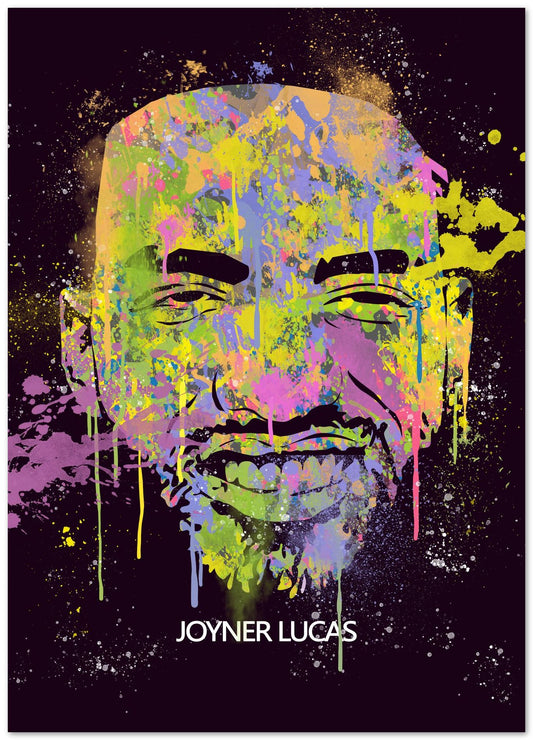 JOYNAR LUCAS HIPHOP RAPPER ABSTRACT PAINTING - @RAMRAMCLUB