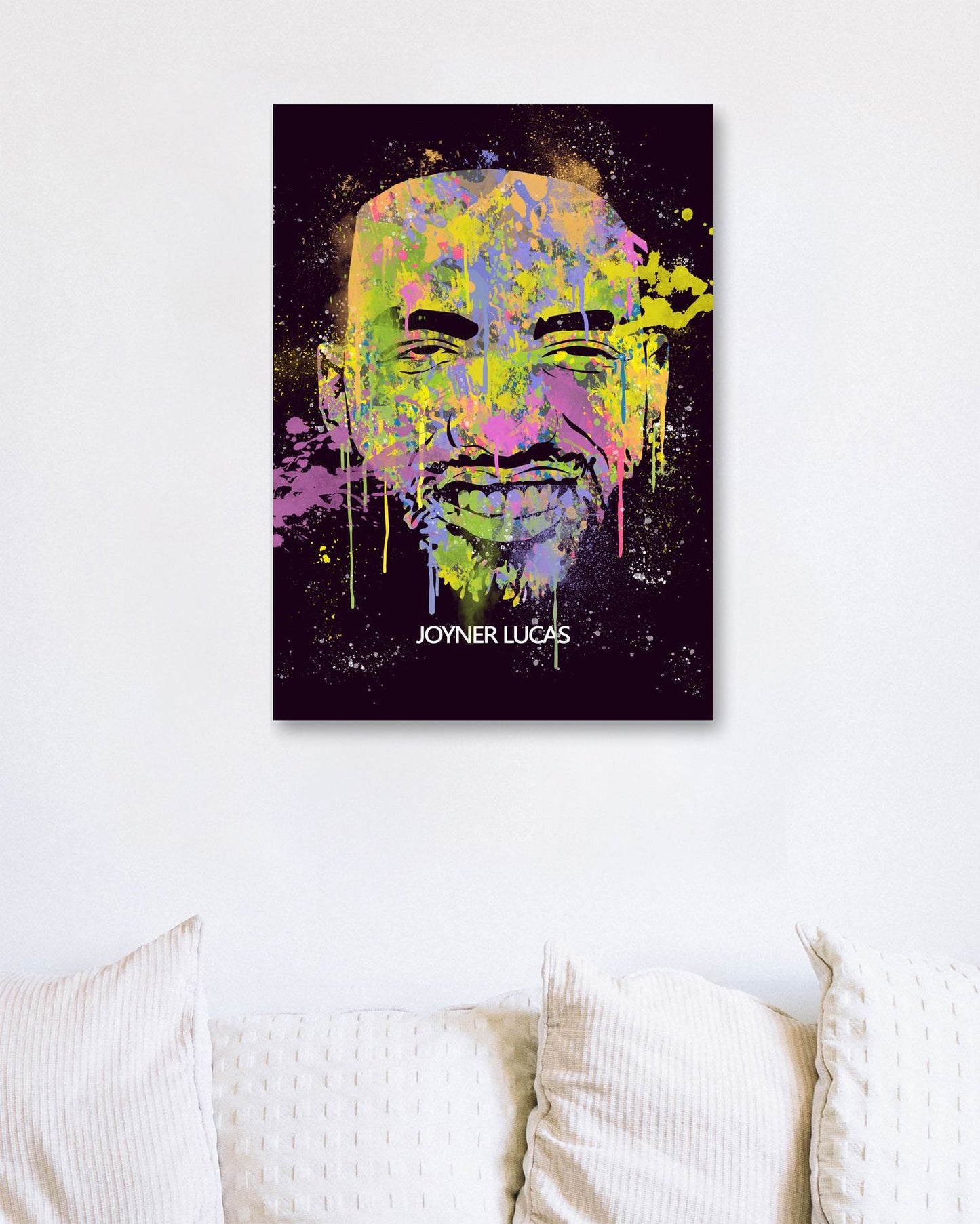 JOYNAR LUCAS HIPHOP RAPPER ABSTRACT PAINTING - @RAMRAMCLUB