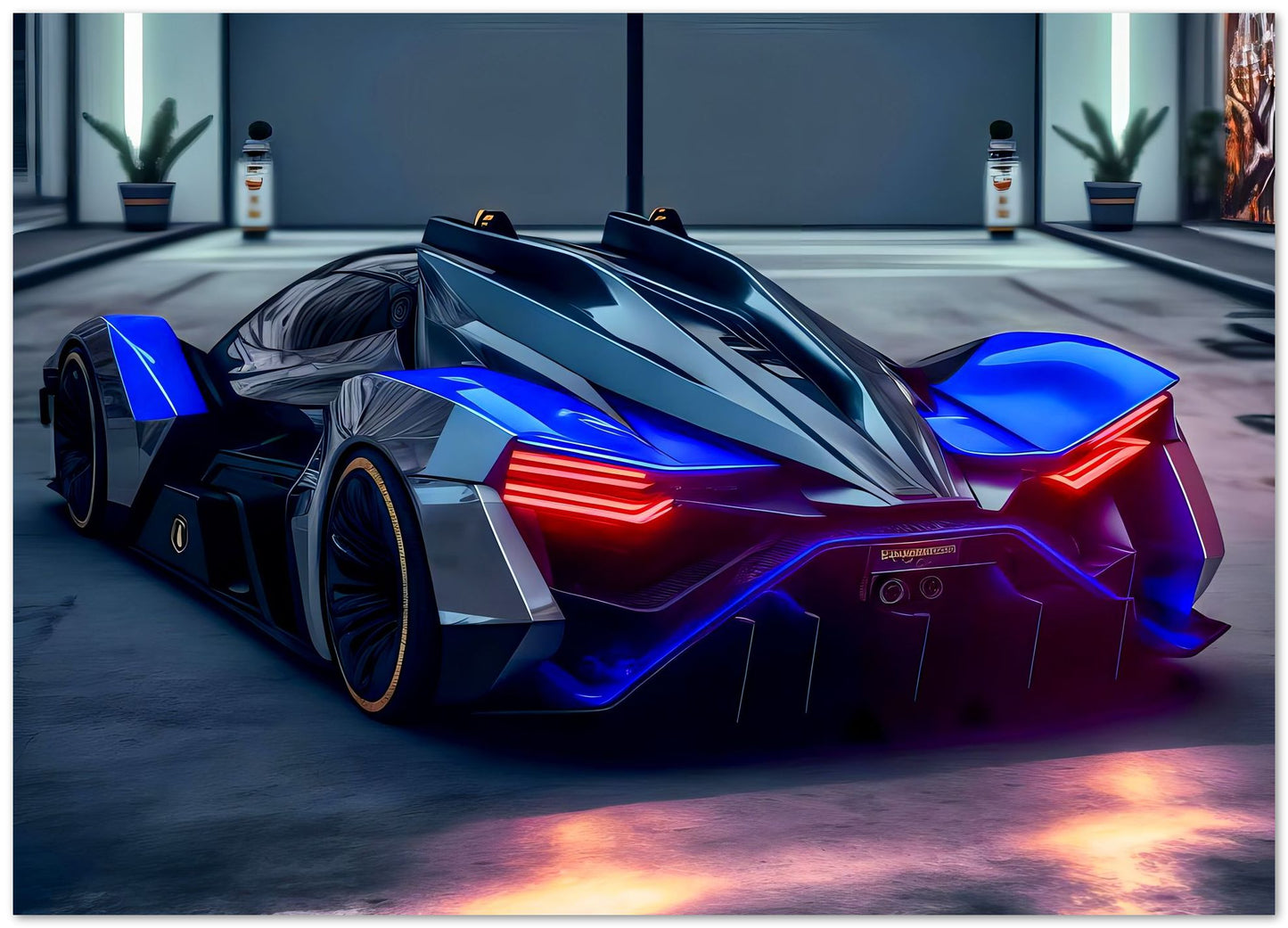 Car Neon Futuristic 3 - @LightCreative