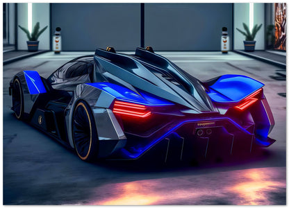 Car Neon Futuristic 3 - @LightCreative