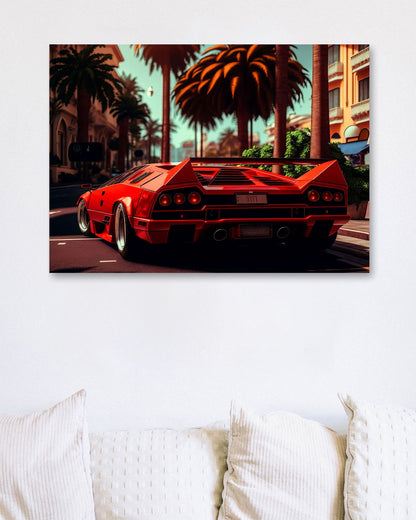 Ferrari Diablo Synthwave - @LightCreative