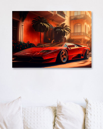 Ferrari Diablo Synthwave 1 - @LightCreative