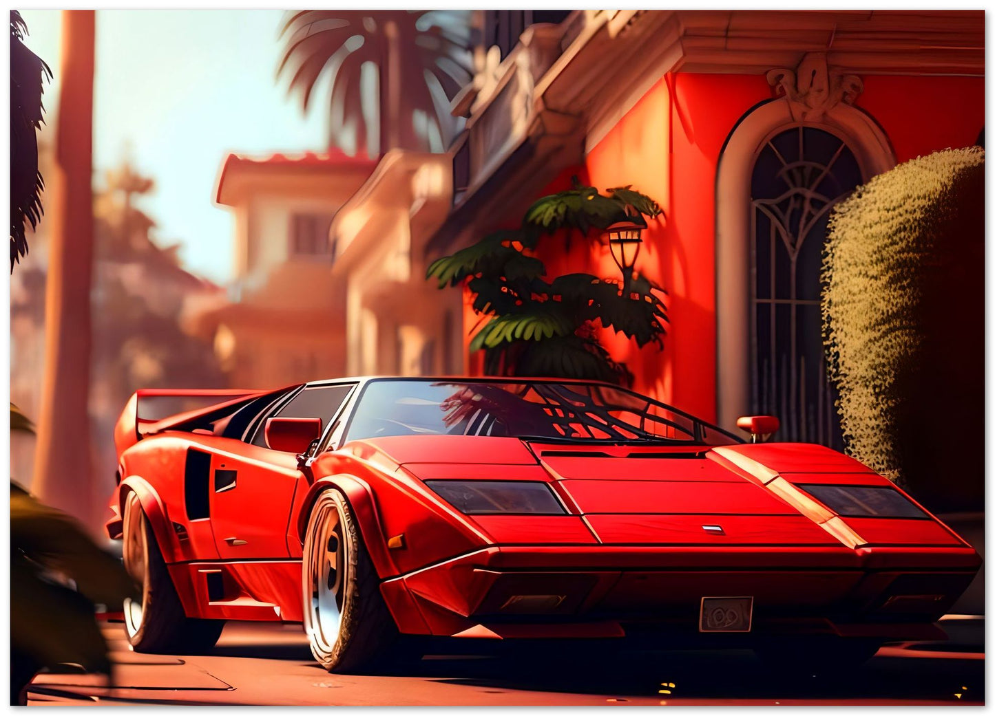 Ferrari Diablo Synthwave 3 - @LightCreative