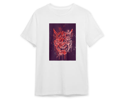 ONI MASK JAPANESE ABSTRACT PAINTING - @RAMRAMCLUB