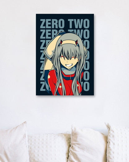 Darling in The FranXX: Zero Two - @HidayahCreative