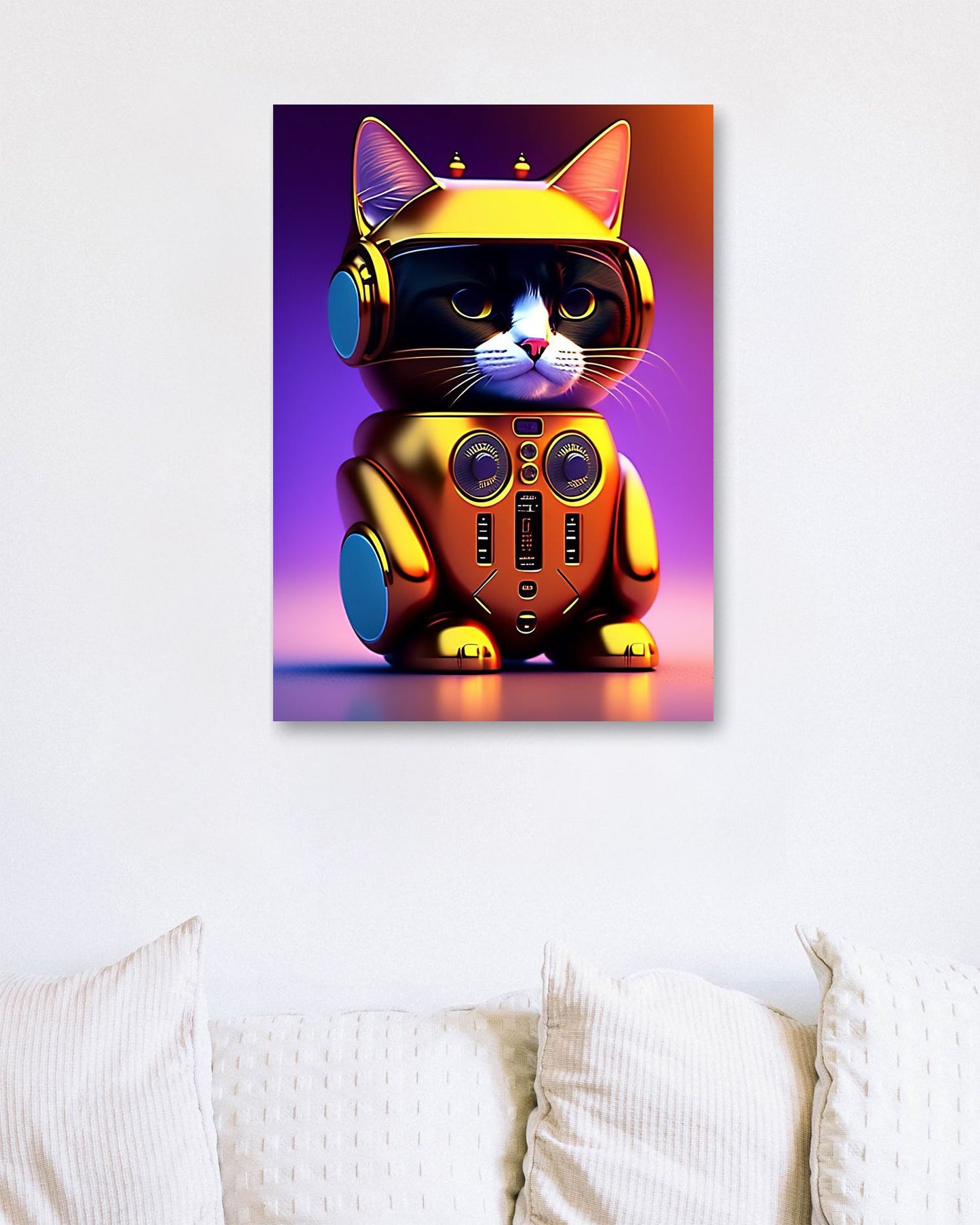 cat robot cute - @widart