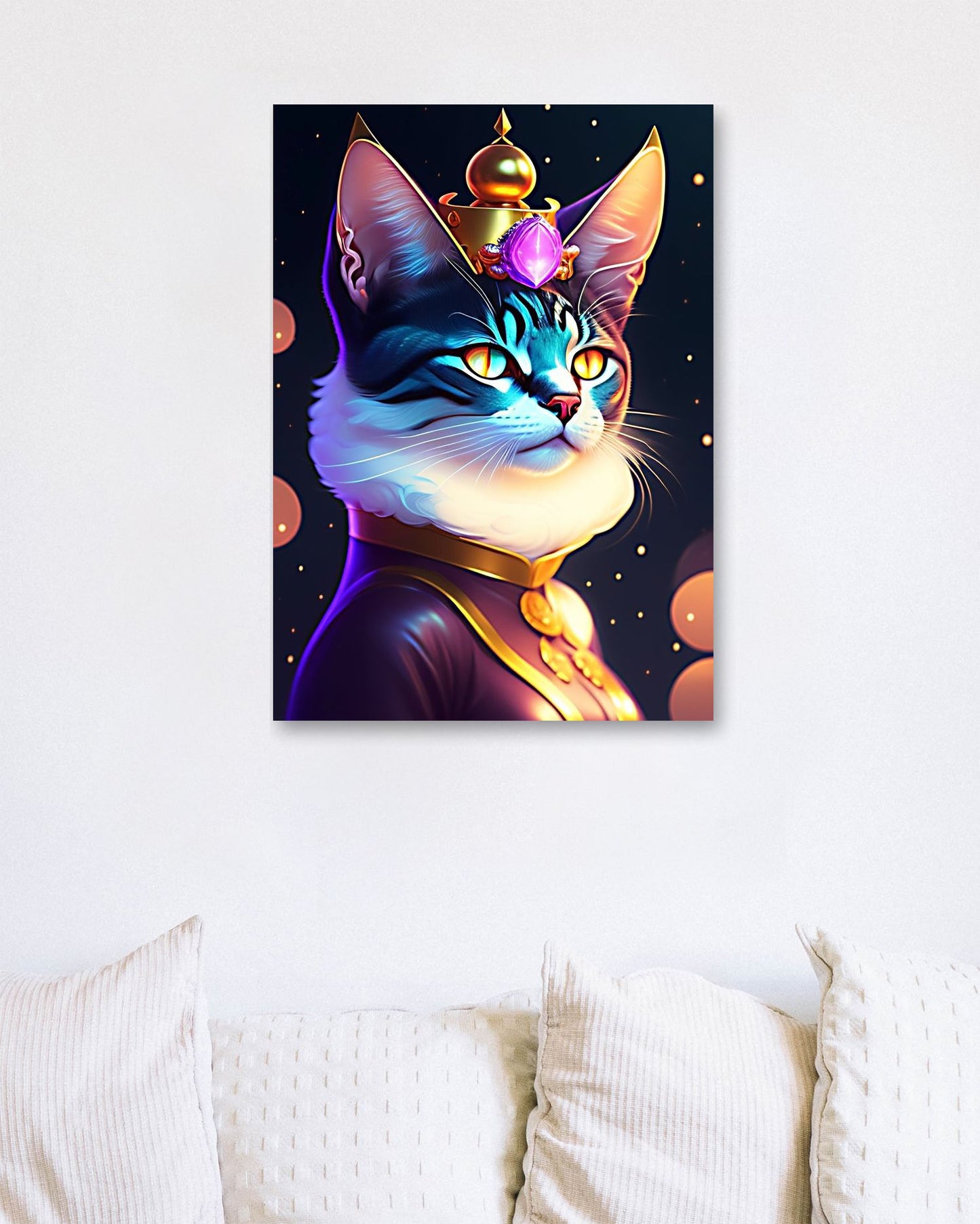 cat queen potrait - @widart