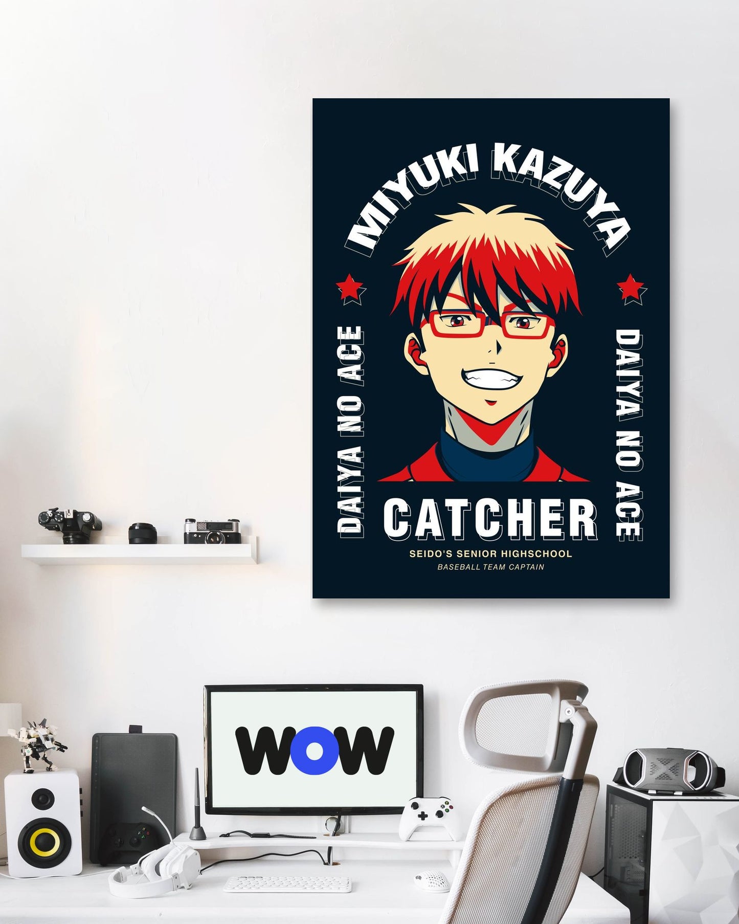 Miyuki Kazuya - Seido's Catcher - @HidayahCreative