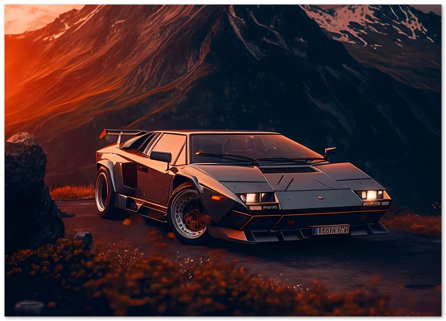 Ferrari Diablo Sunset  - @LightCreative