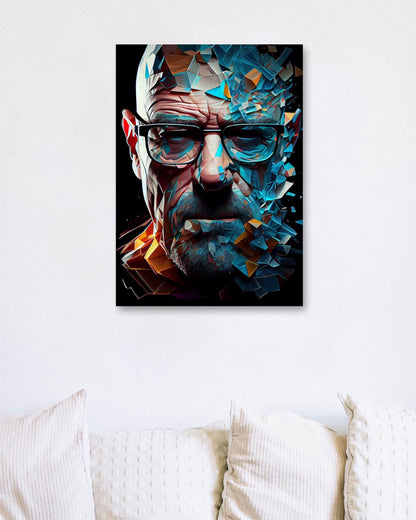 Breaking bad Walter White Low Poly - @WpapArtist