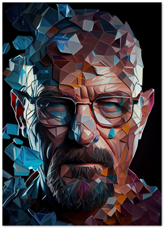 Breaking bad Walter White Low Poly Vector - @WpapArtist