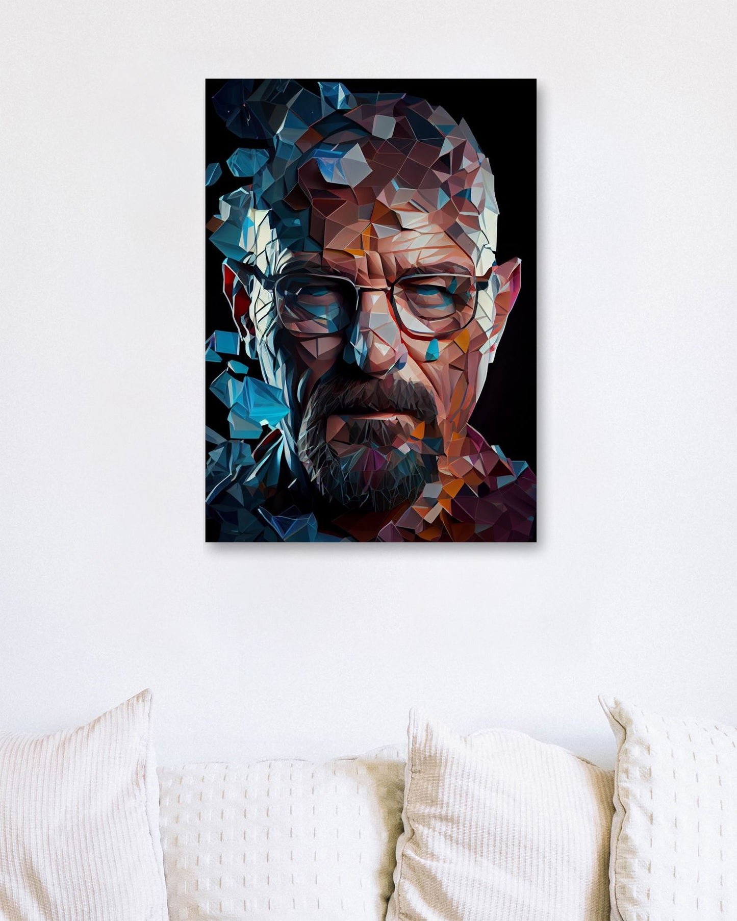 Breaking bad Walter White Low Poly Vector - @WpapArtist