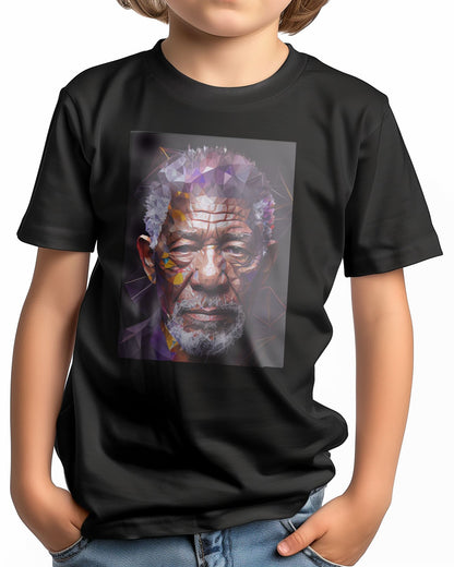 Morgan Freeman Pop Art Low Poly - @WpapArtist