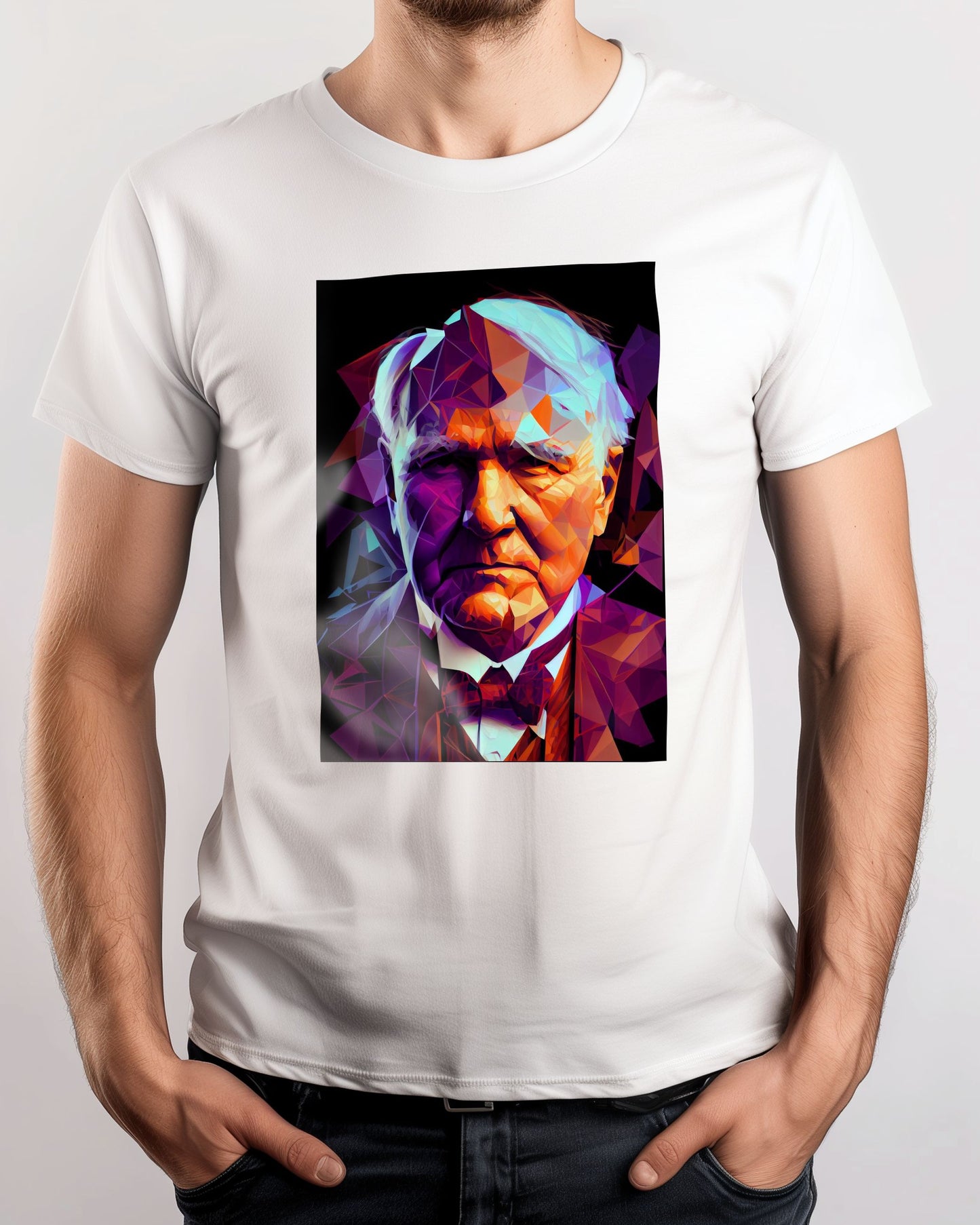 Thomas Edison Low Poly - @WpapArtist