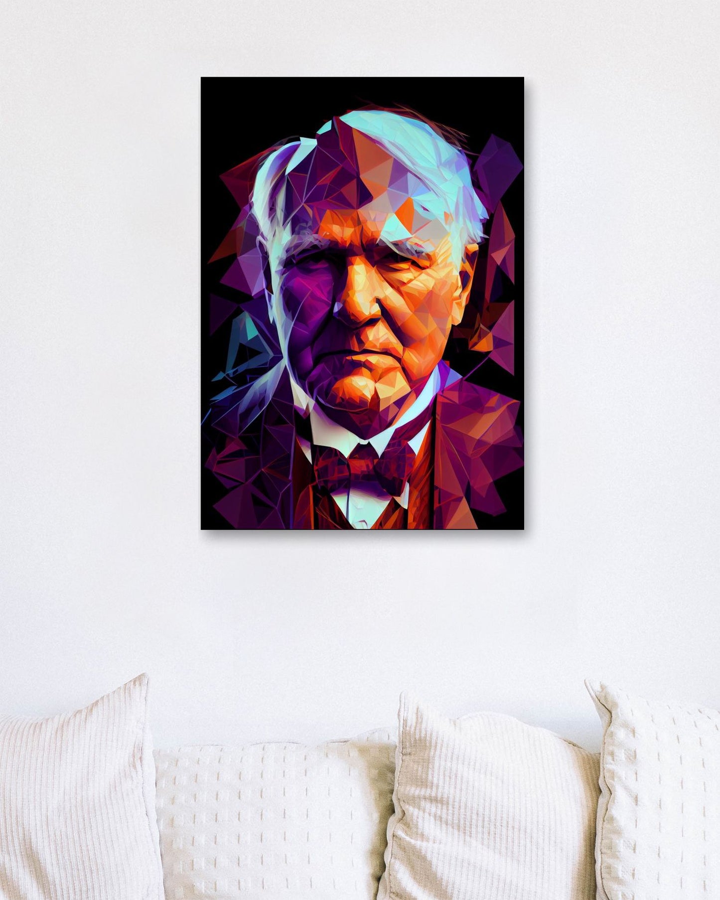Thomas Edison Low Poly - @WpapArtist